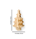 Wooden Christmas Tree & Felt Ornaments